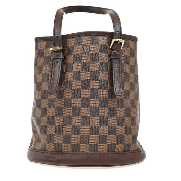 LOUIS VUITTON LV Marais Shoulder Bag Damier Ebene Leather Brown
